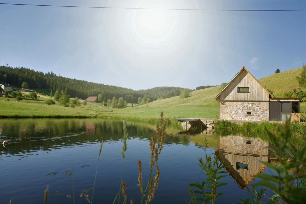 Villa Ferienhaus Im Schwarzwald Am See "Backhaeusle" Hornberg Exterior foto