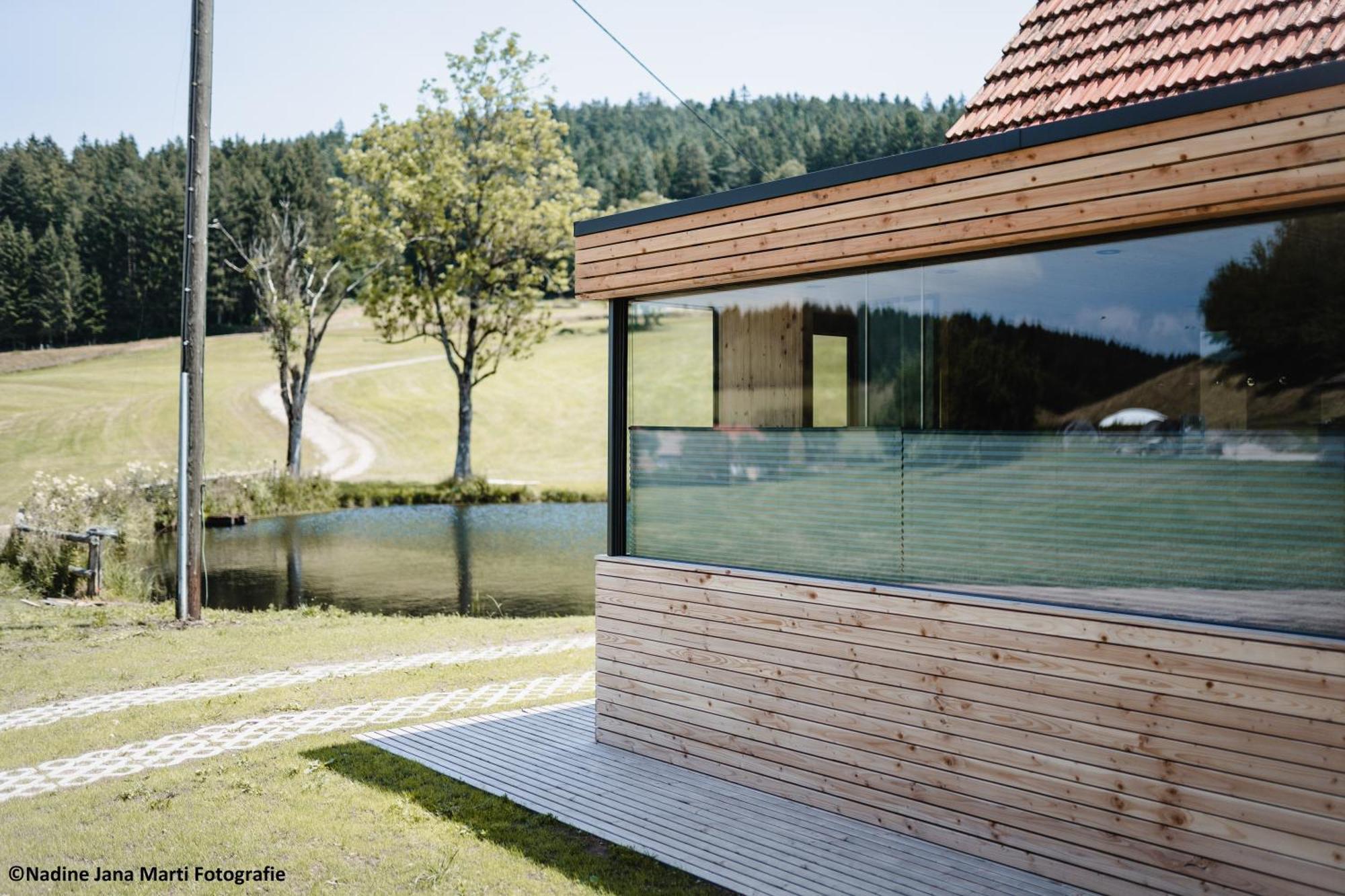 Villa Ferienhaus Im Schwarzwald Am See "Backhaeusle" Hornberg Exterior foto