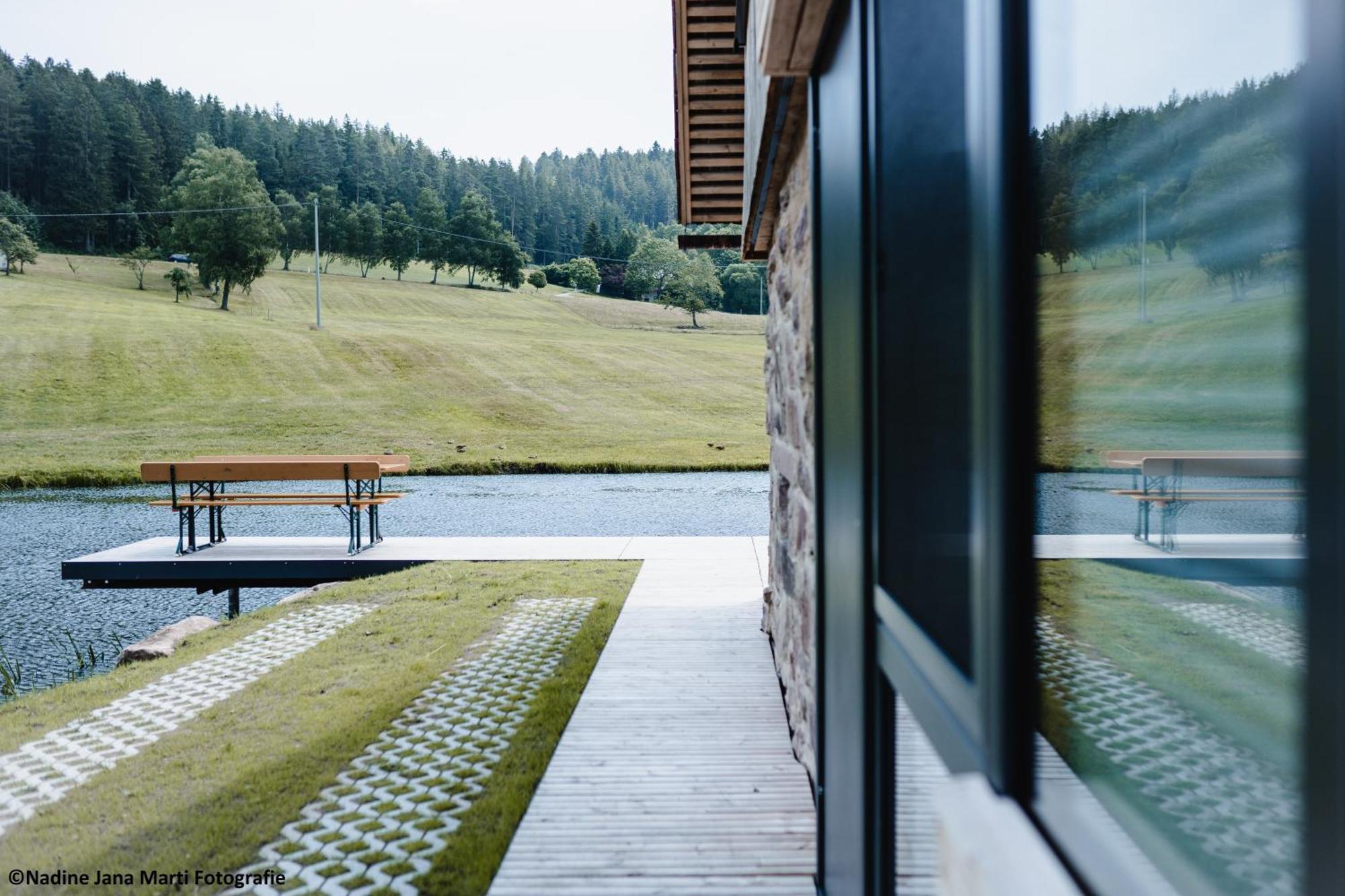 Villa Ferienhaus Im Schwarzwald Am See "Backhaeusle" Hornberg Exterior foto